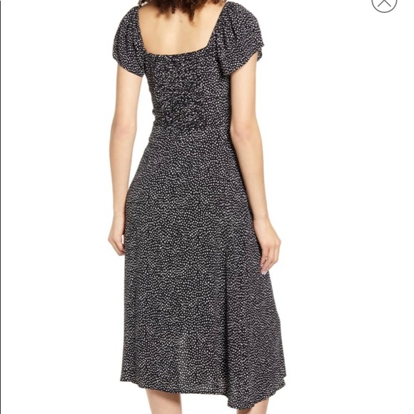 Leith Print High Slit Midi Dress - Picture 2 of 6